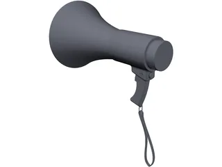 Megafone 3D Model preview