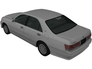 Toyota Crown S170 (2001) 3D Model preview