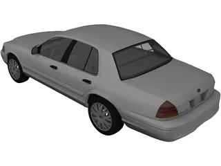 Ford Crown Victoria (2005) 3D Model preview