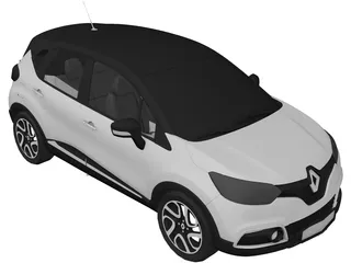 Renault Captur (2013) 3D Model preview