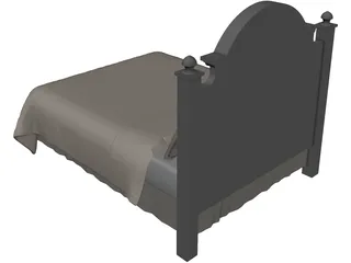 Bed 3D Model preview