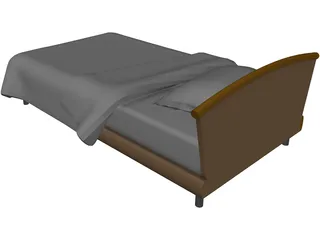Bed 3D Model preview