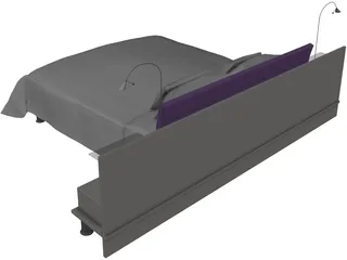 Bed 3D Model preview