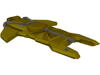 Star Trek Cardassian Hideki 3D Model preview