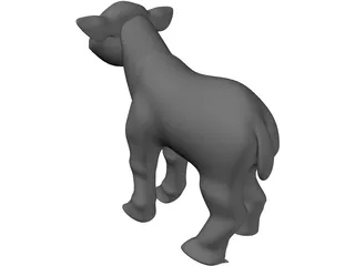 Little Lamb 3D Model preview