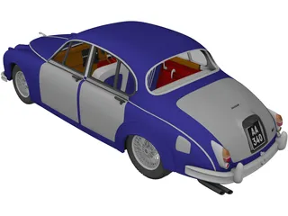 Jaguar Mark II 3D Model preview