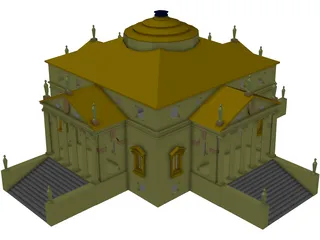 Villa Rotonda (Italy) 3D Model preview