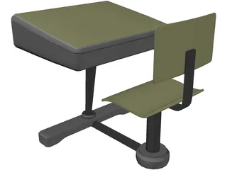 Desk 3D Model preview