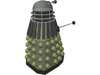 Doctor Who Darlek 3D Model preview