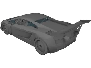 Lamborghini Gallardo GT3 Cup 3D Model preview