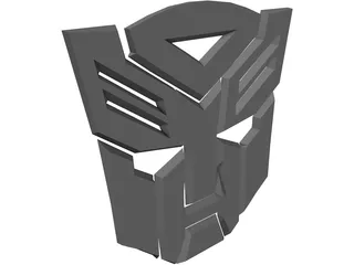 Transformers Autobot Symbol 3D Model preview