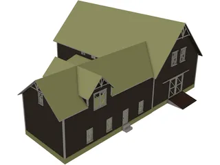 Barn 3D Model preview