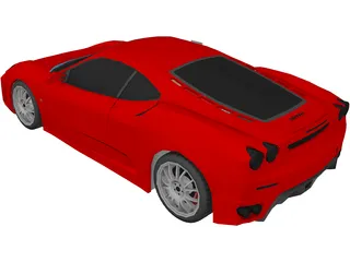 Ferrari F430 3D Model preview