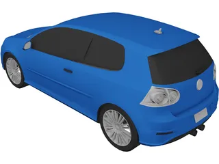 Volkswagen Golf V R32 3D Model preview