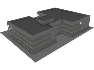 Commercial Center 3D Model preview