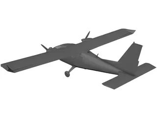 Vulcanair P.68 Observer 3D Model preview
