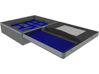 Aluminium Case 3D Model preview