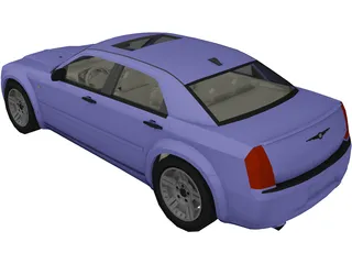 Chrysler 300C 3D Model preview