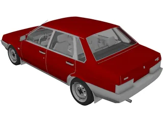 VAZ 21099 3D Model preview