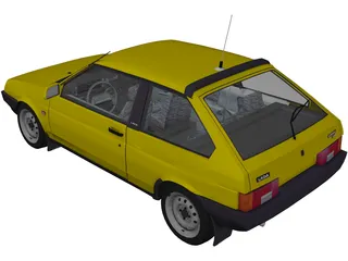 VAZ 2108 3D Model preview