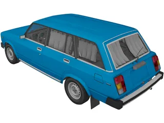 VAZ 2104 3D Model preview