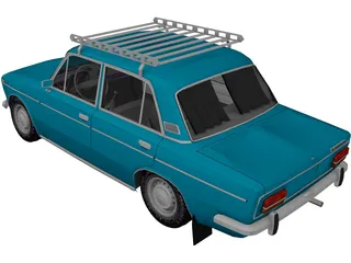 VAZ 2103 3D Model preview