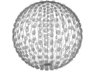 Globe Candelar 3D Model preview