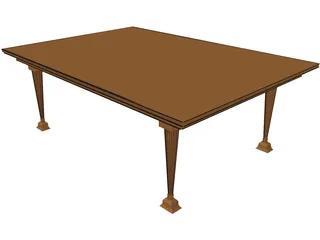 Table 3D Model preview