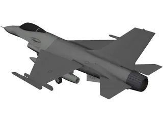 F-16 Falcon 3D Model preview