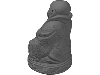 Buddha Statue 3D Model preview