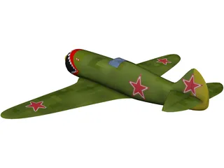 Lavochkin La-5 3D Model preview