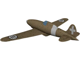 Macchi C.202 Folgore 3D Model preview