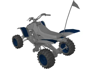 Yamaha Quad 3D Model preview