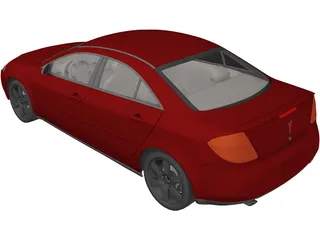 Pontiac G6 3D Model preview