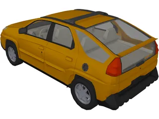 Pontiac Aztec 3D Model preview