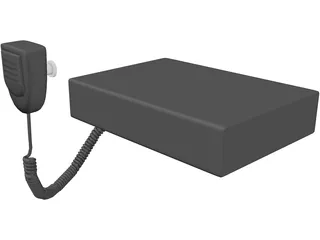 2 Way Radio 3D Model preview