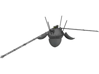 Luna 13 Moon Probe 3D Model preview