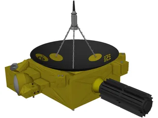 Ulysses ESA Sun Probe 3D Model preview