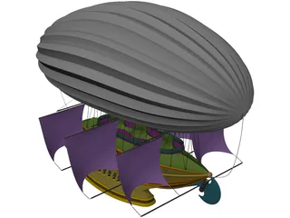 Flying Dutchman 3D Model preview
