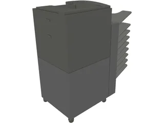 Xerox Copier Machine 3D Model preview