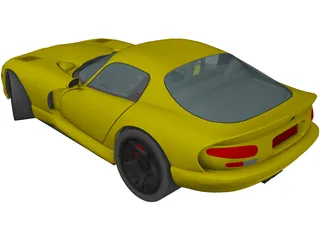 Dodge Viper 3D Model preview