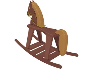 Rocking Horse 3D Model preview