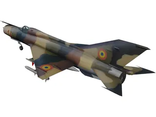 MiG-21 LanceR C 3D Model preview
