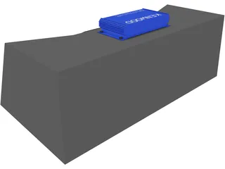Kenwood Subwoofer 3D Model preview