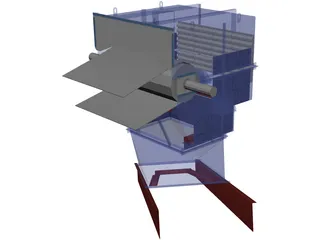 Chute de Descarga 3D Model preview