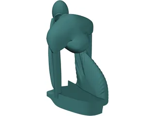 Abstract Moods Sculpture 3D Model preview