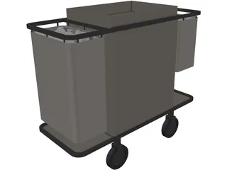 Maid Car 3D Model preview