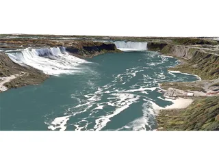 Niagara Falls 3D Model preview