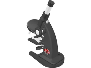 Microscope 3D Model preview