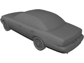 Ford Crown Victoria (1996) 3D Model preview